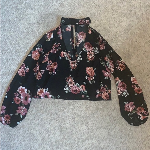 Floral crop top - Picture 1 of 1